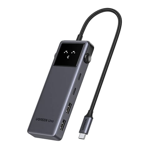 ⁨Hub / adapter USB-C 6w1 Ugreen Uno CM888 2x USB, HDMI 4K, 2x USB-C 3.2, PD⁩ w sklepie Wasserman.eu