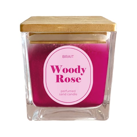 ⁨BRAIT Świeca piaskowa Woody Rose 130 g⁩ w sklepie Wasserman.eu