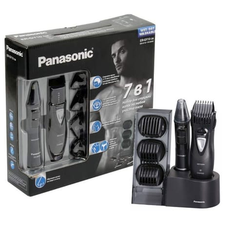 ⁨Panasonic ER-GY10CM504 Multi-trimmer, Dry and Wet use, Black⁩ w sklepie Wasserman.eu