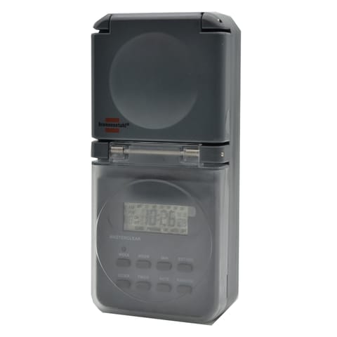 ⁨Programator czasowy cyfrowy IP44 gniazdo schuko Brennenstuhl⁩ w sklepie Wasserman.eu