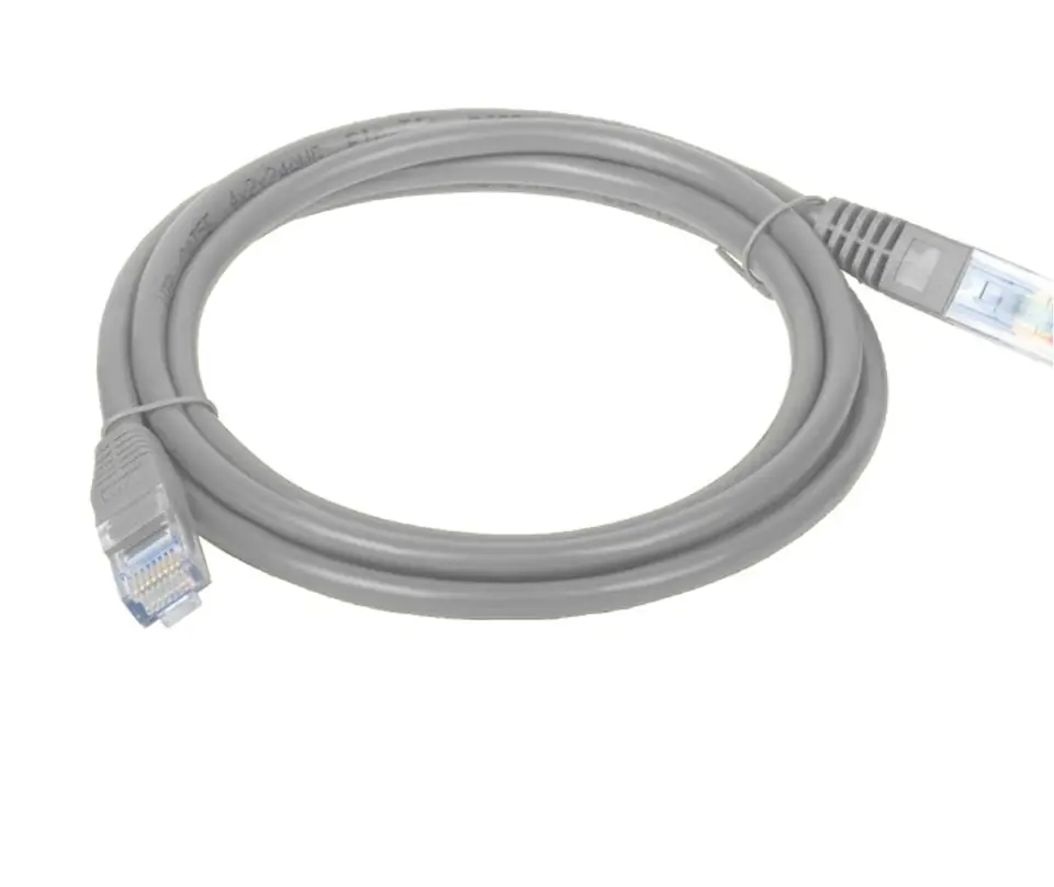 ⁨Patchcord UTP A-LAN KKU6SZA7 (RJ45 - RJ45 ; 7m; UTP; kat. 6; kolor szary)⁩ w sklepie Wasserman.eu