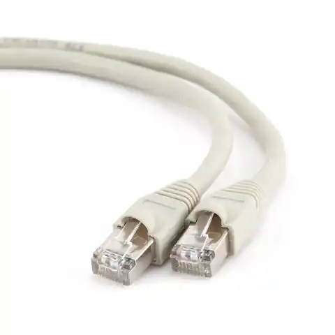 ⁨Kabel UTP GEMBIRD PP6U-1M (RJ45 - RJ45 ; 1m; UTP; kat. 6; kolor szary)⁩ w sklepie Wasserman.eu