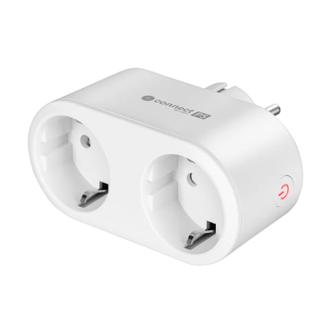 ⁨Gniazdo podwójne WiFi Kruger&Matz Connect P5 Tuya⁩ w sklepie Wasserman.eu