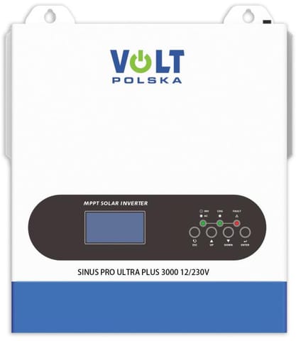 ⁨Przetwornica Inwerter solarny SinusPro ULTRA PLUS 3000 12/230V (1500/3000W) + 100A MPPT (30-500V)⁩ w sklepie Wasserman.eu