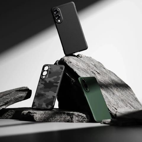 ⁨Etui do Samsung Galaxy S25 Edge Ringke Onyx Czarny Military Grade⁩ w sklepie Wasserman.eu