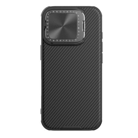⁨Etui do iPhone 16 Pro Nillkin CamShield Prop z podstawką Czarne⁩ w sklepie Wasserman.eu