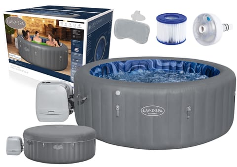 ⁨Dmuchane Spa Santorini 7 osobowe 216 x 216  x 80 cm Bestway 6001T⁩ w sklepie Wasserman.eu