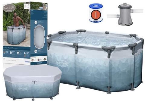 ⁨Beczka Zbiornik Do Morsowania Kąpiel Lodowa 431L Bestway 6002N⁩ w sklepie Wasserman.eu