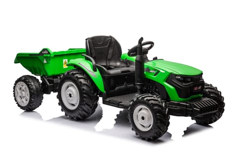 ⁨Traktor Na Akumulator HC-306 Z Przyczepą Jasno Zielony 24V⁩ w sklepie Wasserman.eu