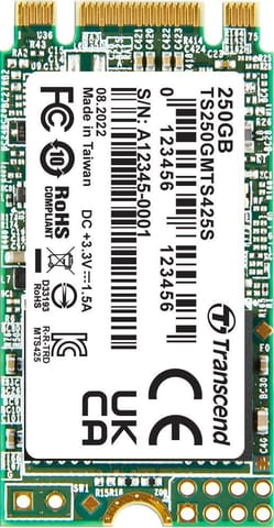 ⁨Dysk SSD TRANSCEND TS250GMTS425S (M.2 2242″ /250 GB )⁩ w sklepie Wasserman.eu
