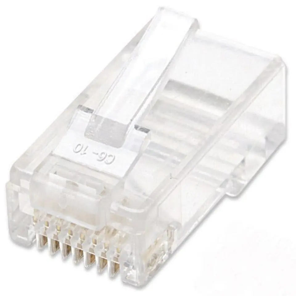Wtyk RJ45 UTP kat.6 8P8C 2-ząbkowy (100 szt.) Intellinet w sklepie Wasserman.eu