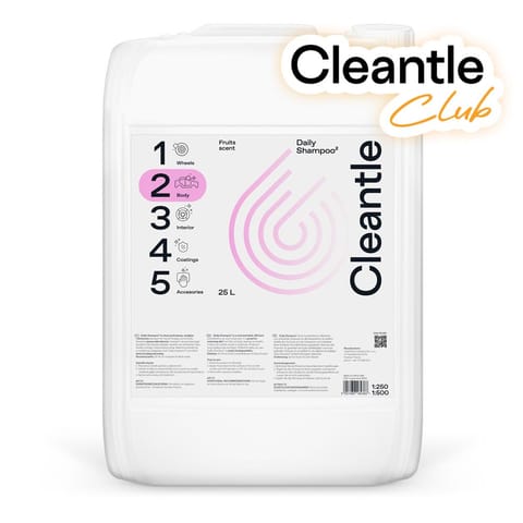 ⁨Cleantle Daily Shampoo Fruit Scent 25L - neutralny szampon samochodowy⁩ w sklepie Wasserman.eu