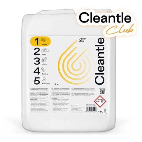 ⁨Cleantle Deiron Man 5L - deironizer do czyszczenia felg⁩ w sklepie Wasserman.eu