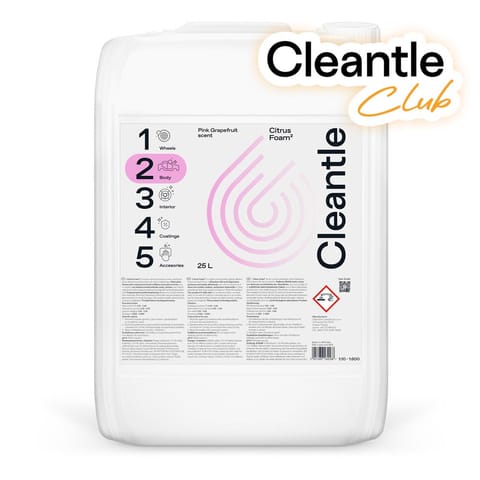 ⁨Cleantle Citrus Foam 25L - piana o zasadowym pH⁩ w sklepie Wasserman.eu