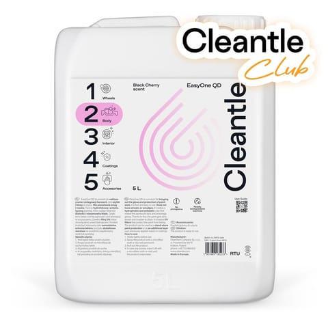 ⁨Cleantle EasyOne QD 5L - quick detailer do lakieru, nabłyszcza i pielęgnuje⁩ w sklepie Wasserman.eu