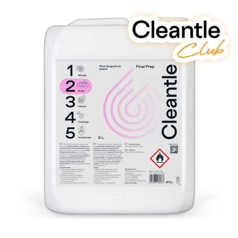 ⁨Cleantle Final Prep 5L - środek do inspekcji lakieru⁩ w sklepie Wasserman.eu