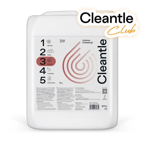 ⁨Cleantle Interior Dressing² 5L- dressing do plastików wewnetrznych auta⁩ w sklepie Wasserman.eu