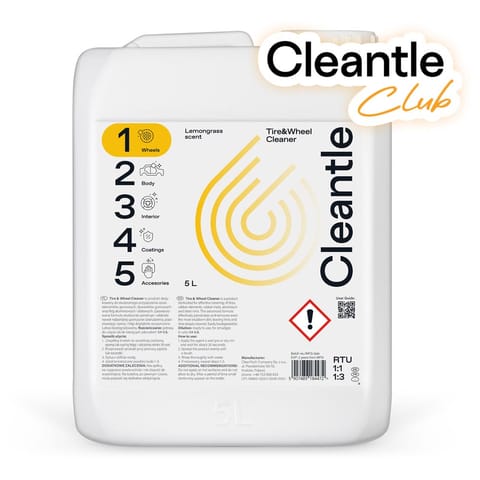 ⁨Cleantle Tire&Wheel Cleaner Lemongrass Scent 5L - produkt do czyszczenia felg i opon⁩ w sklepie Wasserman.eu