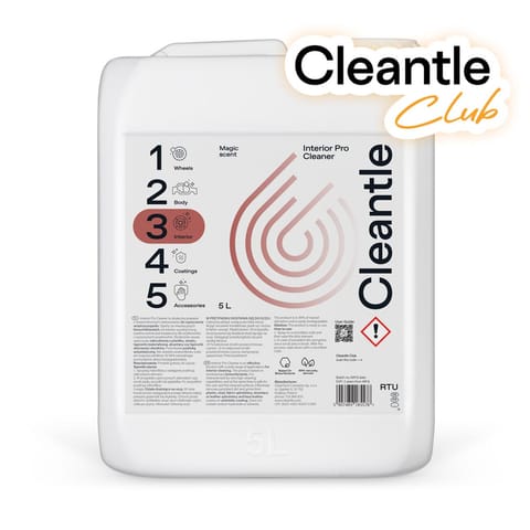 ⁨Cleantle Interior Pro Cleaner 5L - wszechstronny produkt do czyszczenia wnętrza⁩ w sklepie Wasserman.eu