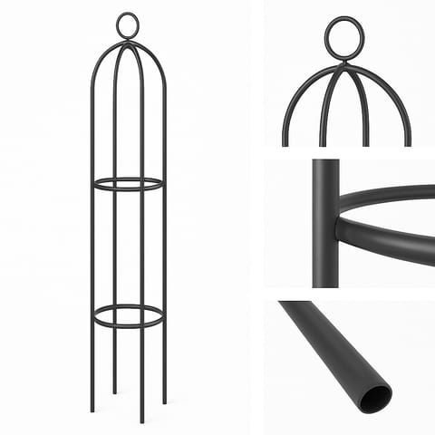 ⁨Metalowa pergola ogrodowa wspornik na róże 150cm⁩ w sklepie Wasserman.eu