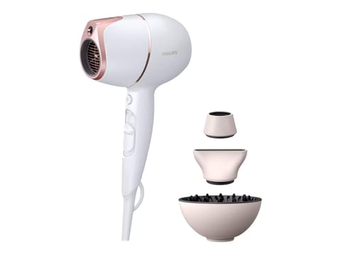 ⁨Suszarka do włosów Philips z funkcją SenseIQ | BHD628/00 Prestige | 1800 W | Liczba ustawień temperatury 3 | Funkcja jonizacji |⁩ w sklepie Wasserman.eu