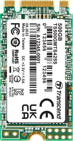 ⁨Dysk SSD TRANSCEND TS500GMTS425S (M.2 2242″ /500 GB )⁩ w sklepie Wasserman.eu