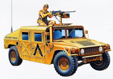 ⁨Model plastikowy M-1025 Armored Carrier⁩ w sklepie Wasserman.eu