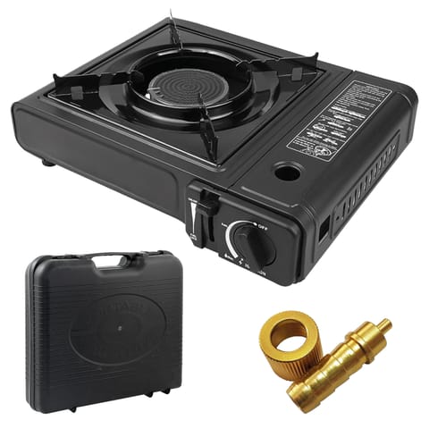 ⁨EXTRALINK KUCHENKA GAZOWA TURYSTYCZNA CERAMICZNA W WALIZCE + ADAPTER⁩ w sklepie Wasserman.eu