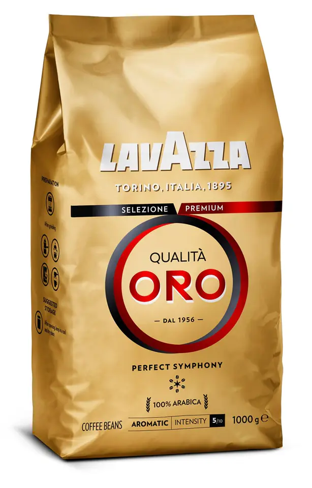 ⁨Lavazza Qualità Oro coffee beans 1000g⁩ at Wasserman.eu