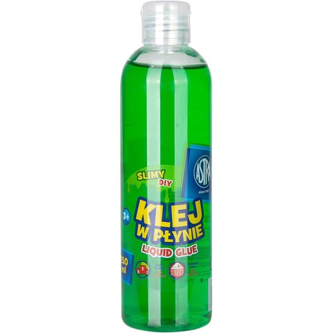 ⁨Klej szkolny w płynie transparentny 250ml zielony 401119006 ASTRA⁩ w sklepie Wasserman.eu