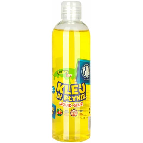 ⁨Klej szkolny w płynie transparentny 250ml żółty 401119007 ASTRA⁩ w sklepie Wasserman.eu