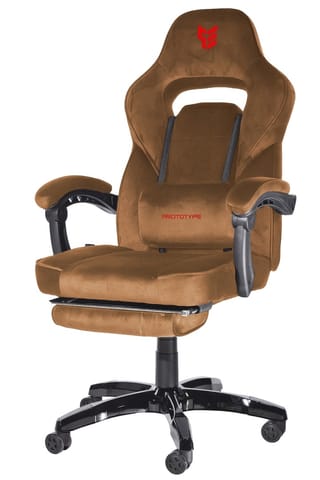 ⁨Fotel obrotowy do biurka TITAN BROWN ALCANTARA PRO⁩ w sklepie Wasserman.eu