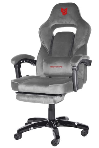 ⁨Fotel obrotowy do biurka TITAN GREY ALCANTARA PRO⁩ w sklepie Wasserman.eu