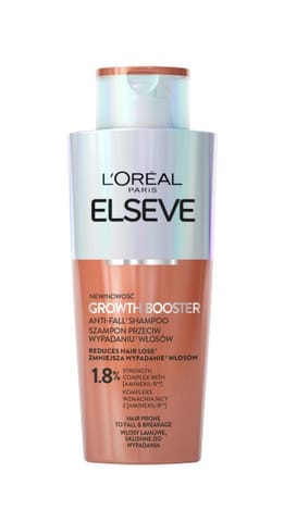 ⁨LOREAL ELSEVE Growth Booster Szampon wzmacniający przeciw wypadaniu włosów  200 ml⁩ w sklepie Wasserman.eu