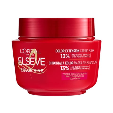 ⁨LOREAL ELSEVE Color Vive Maska chroniąca kolor do włosów farbowanych i rozjaśnionych 300 ml⁩ w sklepie Wasserman.eu