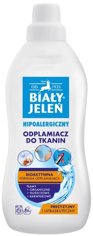 ⁨BIAŁY JELEŃ Hipoalergiczny odplamiacz do tkanin 1000 ml⁩ w sklepie Wasserman.eu