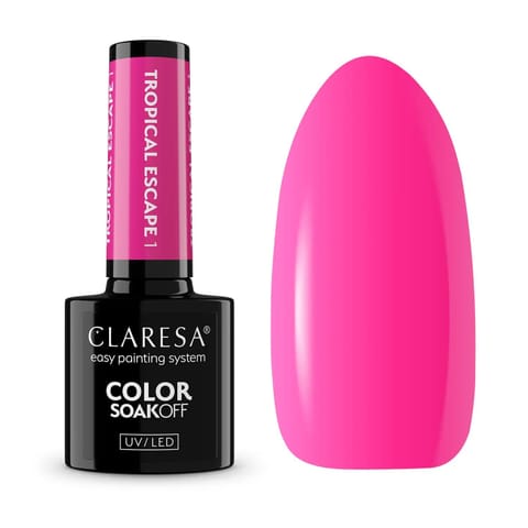 ⁨CLARESA Lakier hybrydowy Tropical Escape 1 - 5 g⁩ w sklepie Wasserman.eu