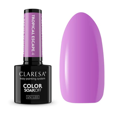 ⁨CLARESA Lakier hybrydowy Tropical Escape 4 - 5 g⁩ w sklepie Wasserman.eu