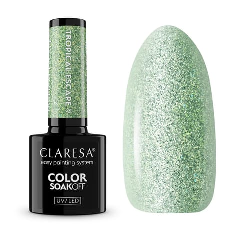⁨CLARESA Lakier hybrydowy Tropical Escape 9 - 5 g⁩ w sklepie Wasserman.eu