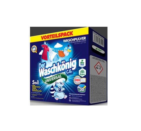 ⁨WASCHKONIG Proszek do prania uniwersalny 1,95 kg⁩ w sklepie Wasserman.eu