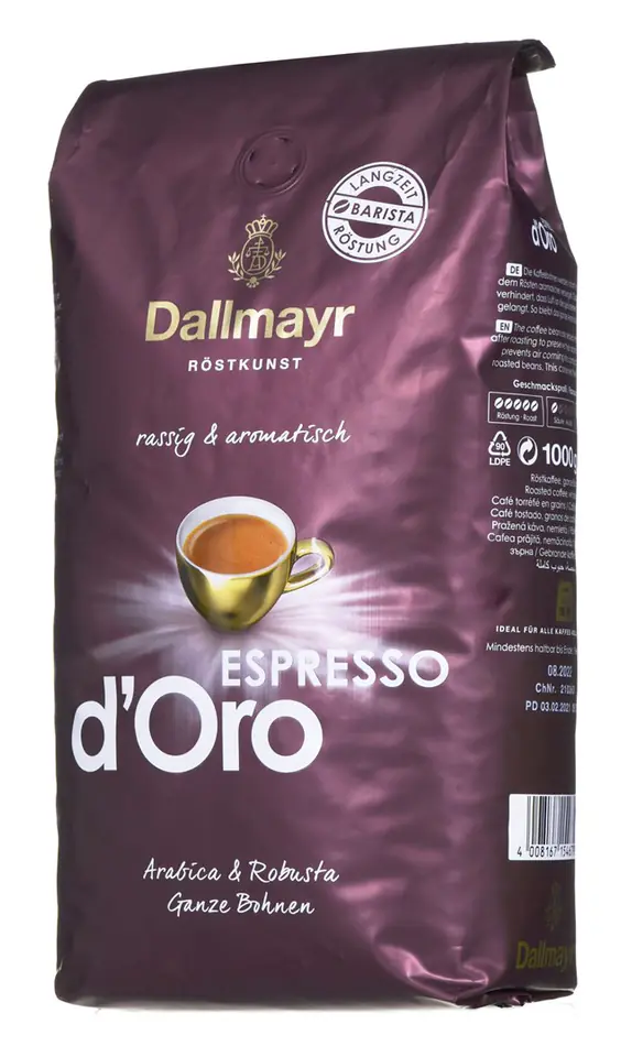 ⁨Coffee beans Dallmayr Espresso d'Oro 1 kg⁩ at Wasserman.eu