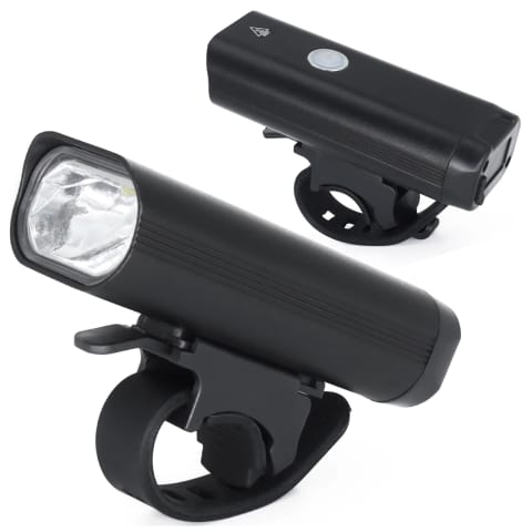 ⁨Lampka rowerowa przód LED przednia światło roweru 800LM 1800mah oświetlenie wodoodporna światełko na rower czarna⁩ w sklepie Wasserman.eu