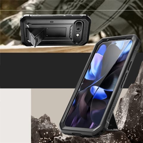 ⁨Etui Supcase Unicorn Beetle Pro Google Pixel 9a Black⁩ w sklepie Wasserman.eu