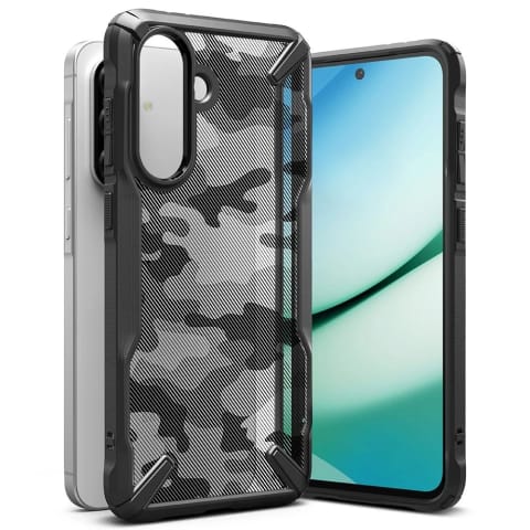 ⁨Etui Ochronne do Galaxy A36 / A56 5G Ringke Fusion X Camo Black⁩ w sklepie Wasserman.eu