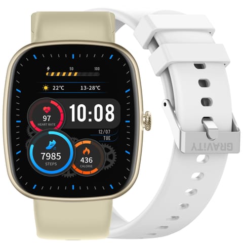 SMARTWATCH UNISEX GRAVITY GT18-8 - ROZMOWY BLUETOOTH, DODATKOWY PASEK (sg036h) w sklepie Wasserman.eu