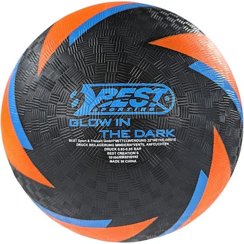 ⁨PIŁKA NOŻNA DO GRY BOSO GLOW IN DARK BEST SPORTING POMARAŃCZOWA⁩ w sklepie Wasserman.eu