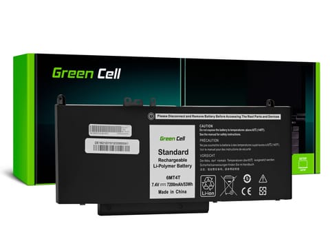 ⁨Green Cell 6MT4T 07V69Y Dell laptop battery 7,4V 7200mAh (DE162)⁩ at Wasserman.eu