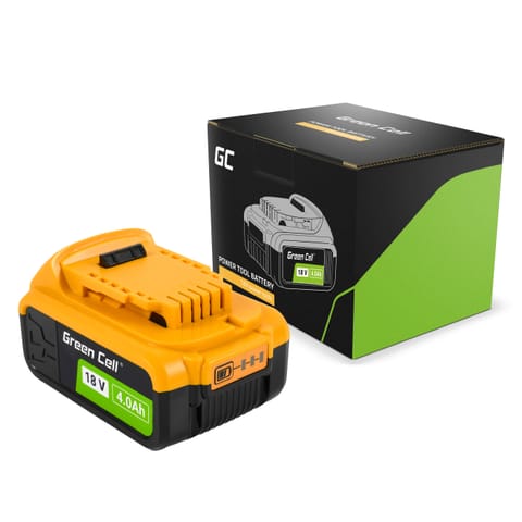 ⁨Green Cell bateria do DeWalt XR 18V 4Ah bateria zapasowa do DCB184⁩ w sklepie Wasserman.eu