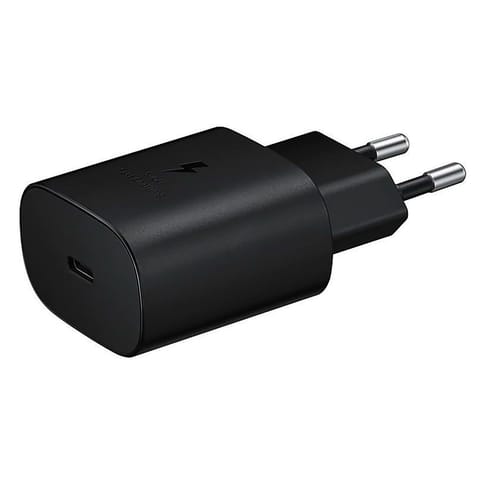 Szybka ładowarka sieciowa Samsung USB-C 25W - czarna w sklepie Wasserman.eu