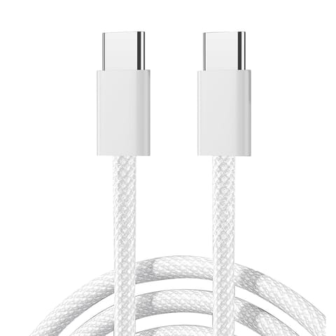 ⁨Kabel przewód Ben Series USB-C 60W 1 m - biały⁩ w sklepie Wasserman.eu